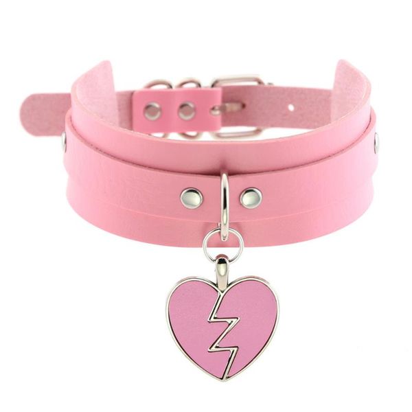 chokers 2021 trendy heart pendant pu leather necklaces for cool girl punk gothic choker collar jewelry on neck birthday party street, Golden;silver
chokers 2021 trendy heart pendant pu leather necklaces for cool girl punk gothic choker collar jewelry on neck birthday party street, Golden;silver