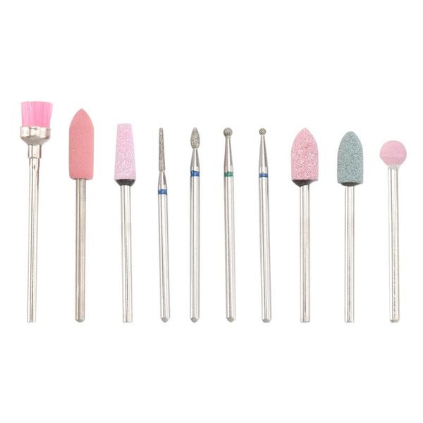 nail drill & accessories 1 set/10pcs stainless steel grinder bits polishing machine tool
nail drill & accessories 1 set/10pcs stainless steel grinder bits polishing machine tool