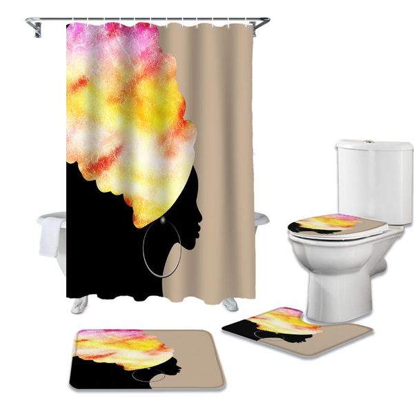 shower curtains african women hat gradient curtain sets non-slip rugs toilet lid cover and bath mat bathroom set
shower curtains african women hat gradient curtain sets non-slip rugs toilet lid cover and bath mat bathroom set