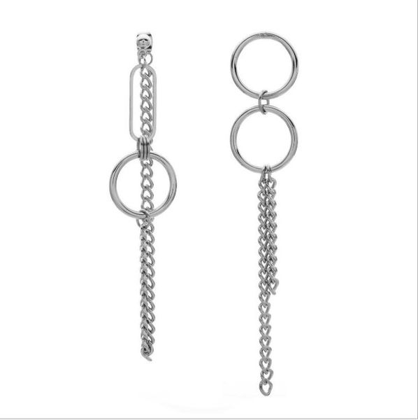 1pair simple pin tassel chain earrings street personality dangle & chandelier, Silver
1pair simple pin tassel chain earrings street personality dangle & chandelier, Silver