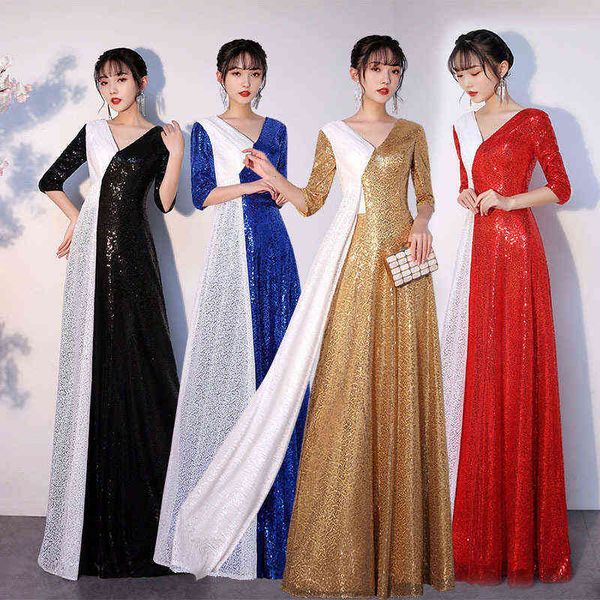 luxury prom dresses chorus performance 's 2021 long anniversary banquet chorus summer, Black
luxury prom dresses chorus performance 's 2021 long anniversary banquet chorus summer, Black