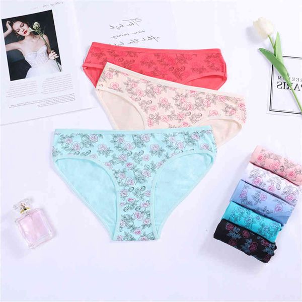 cwfmzq women's underpants soft cotton panties girls briefs floral print panty lingerie female underwear large size knickers, Black;pink
cwfmzq women's underpants soft cotton panties girls briefs floral print panty lingerie female underwear large size knickers, Black;pink