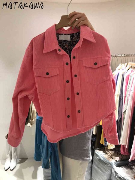 korean coats women spring sweet and buttoned personality jacket women's casual corduroy jacket 210513, Black;brown
korean coats women spring sweet and buttoned personality jacket women's casual corduroy jacket 210513, Black;brown