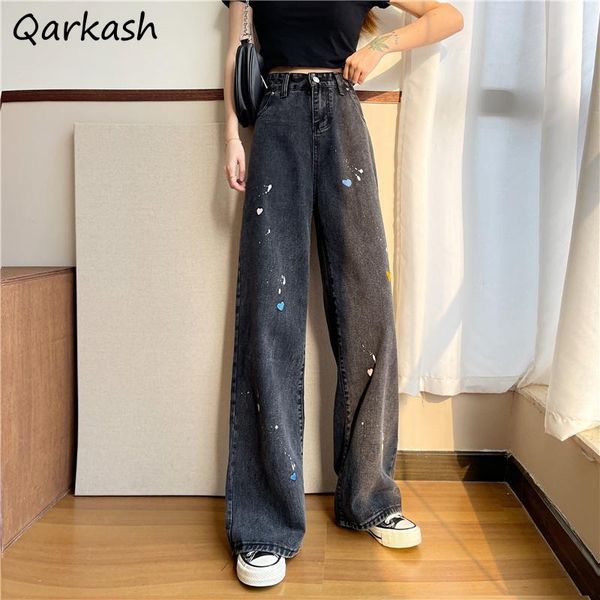 women's jeans women simple painted vintage straight leg high waist streetwear fashion full length trousers casual denim summer 2021 chi, Blue
women's jeans women simple painted vintage straight leg high waist streetwear fashion full length trousers casual denim summer 2021 chi, Blue