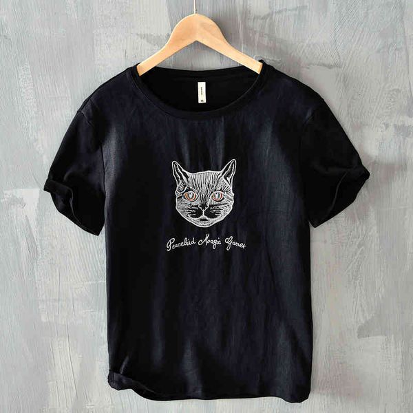 men's t-shirts style summer embroidered casual black shirt linen and cotton fashion t-shirt for men o neck comfortable t shirts male ej, White;black
men's t-shirts style summer embroidered casual black shirt linen and cotton fashion t-shirt for men o neck comfortable t shirts male ej, White;black