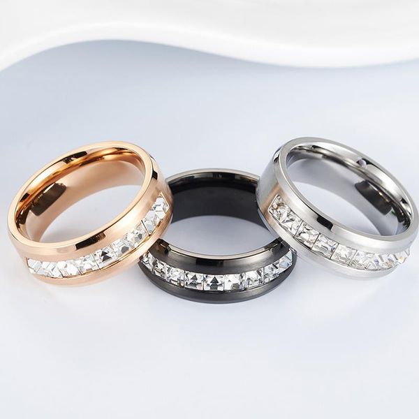 wedding rings couples womens delicate crystal stainless steel fashion simple rose gold gifts for womans accessories, Slivery;golden
wedding rings couples womens delicate crystal stainless steel fashion simple rose gold gifts for womans accessories, Slivery;golden