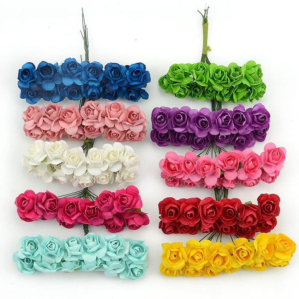 144pcs mini rose artificial flower bouquet multicolor wedding decoration scrapbooking diy craft gift decorative flowers & wreaths
144pcs mini rose artificial flower bouquet multicolor wedding decoration scrapbooking diy craft gift decorative flowers & wreaths