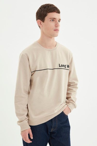 men's hoodies & sweatshirts trendyol male printed regular fit sweatshirt tmnaw22sw0805, Black
men's hoodies & sweatshirts trendyol male printed regular fit sweatshirt tmnaw22sw0805, Black