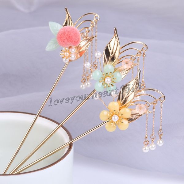 vintage flower hair forks retro style long tassels hairpins clips metal hair sticks pearls bead step shake chinese wedding bride hair access, Golden;silver
vintage flower hair forks retro style long tassels hairpins clips metal hair sticks pearls bead step shake chinese wedding bride hair access, Golden;silver