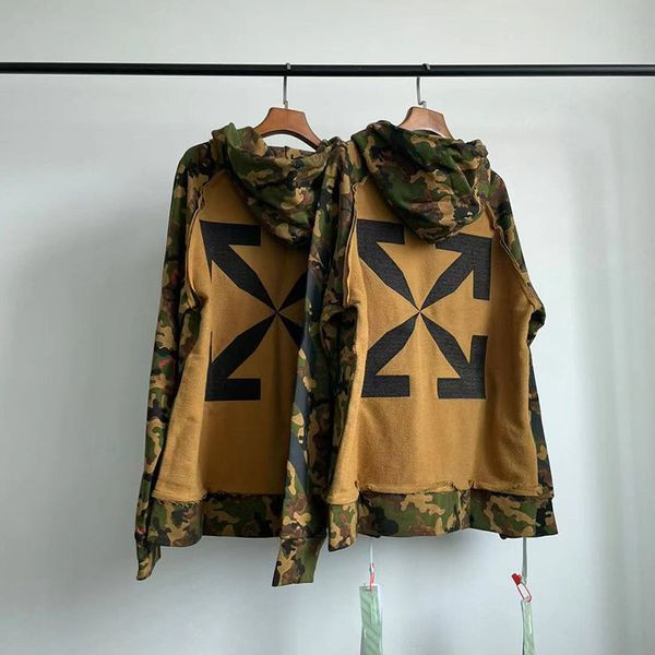 camouflage white off embroidered style arrstyle two sides wear military style pullover for men and women, Black
camouflage white off embroidered style arrstyle two sides wear military style pullover for men and women, Black