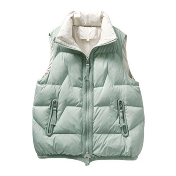 women's vests winter sleeveless jacket female down vest 2021 cotton puffer waistcoat ultra light winderproof outwear women pz3886, Black;white
women's vests winter sleeveless jacket female down vest 2021 cotton puffer waistcoat ultra light winderproof outwear women pz3886, Black;white