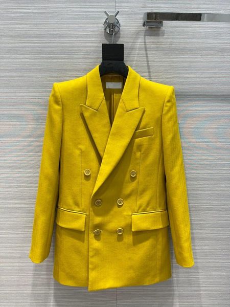 women's suits & blazers high-end 100% wool blazer coats women 3d cut high shoulder yellow autumn 2021, White;black
women's suits & blazers high-end 100% wool blazer coats women 3d cut high shoulder yellow autumn 2021, White;black