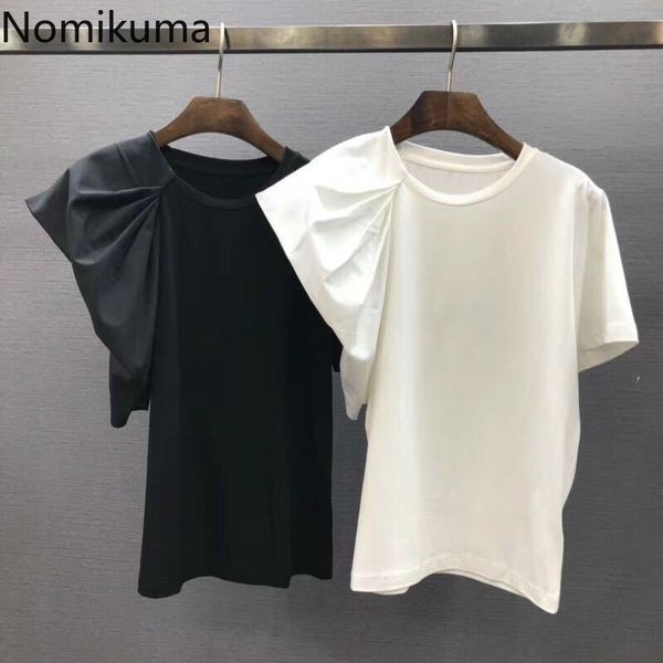 nomikuma korean fashion o neck irregular t shirts women solid color casual loose basic tshirts female summer tees 3c200 210514, White
nomikuma korean fashion o neck irregular t shirts women solid color casual loose basic tshirts female summer tees 3c200 210514, White
