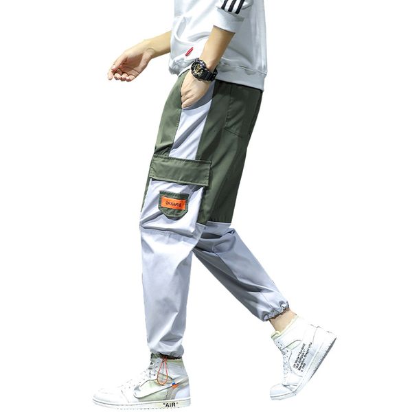 men's pants men ribbons streetwear jogger elastic waist hip hop trousers cargo bottoms sweatpants oflp, Black
men's pants men ribbons streetwear jogger elastic waist hip hop trousers cargo bottoms sweatpants oflp, Black