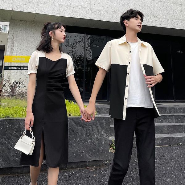 women's t-shirt 8229# couples wear summer temperament dress clothes clothing, White
women's t-shirt 8229# couples wear summer temperament dress clothes clothing, White