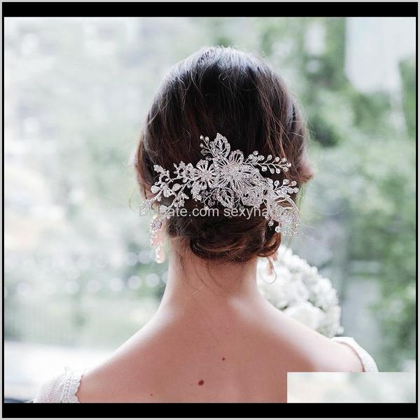clips & barrettes jewelry drop delivery 2021 okily luxury wedding pearl bridal haircomb accessories for women handmade crystal hair comb hai, Golden;silver
clips & barrettes jewelry drop delivery 2021 okily luxury wedding pearl bridal haircomb accessories for women handmade crystal hair comb hai, Golden;silver