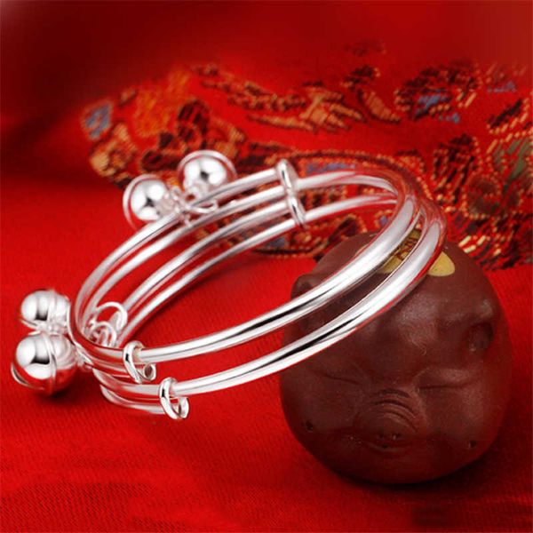 2020 new arrival 45mm tibetan sliver baby round bells bangles cute kids adjustable boys girls jewelry birthday present gift q0717, Black
2020 new arrival 45mm tibetan sliver baby round bells bangles cute kids adjustable boys girls jewelry birthday present gift q0717, Black