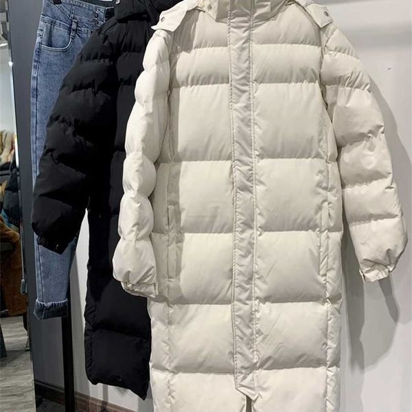 down padded jacket thick korean version loose super long parker padded winter jacket 211007, Black
down padded jacket thick korean version loose super long parker padded winter jacket 211007, Black