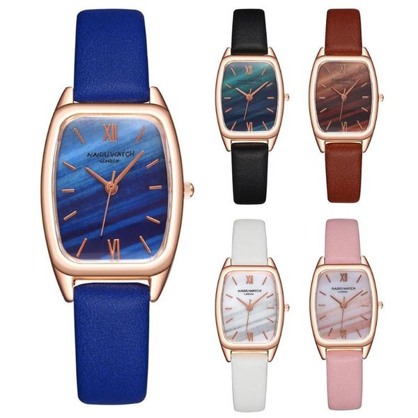 wristwatches faux leather watch wristwatch analog quartz barrel shape dial stripe design pin buckle relojes para mujer, Slivery;brown
wristwatches faux leather watch wristwatch analog quartz barrel shape dial stripe design pin buckle relojes para mujer, Slivery;brown