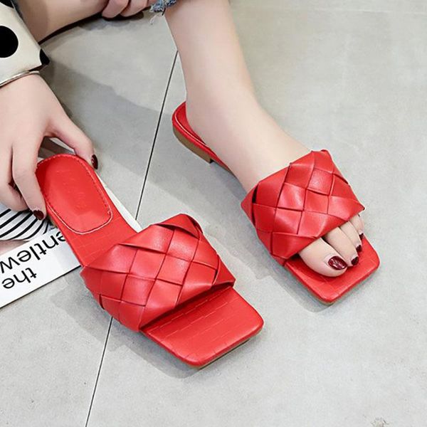 sandals women slippers shoes 2021 brand weave leather open toe flat casual slides summer outdoor beach female flip flops, Black
sandals women slippers shoes 2021 brand weave leather open toe flat casual slides summer outdoor beach female flip flops, Black
