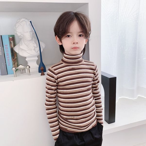winter kids girls boys turtleneck sweater baby boys cotton striped knitted sweaters children pullover warm bottomed clothes two colors, Blue
winter kids girls boys turtleneck sweater baby boys cotton striped knitted sweaters children pullover warm bottomed clothes two colors, Blue