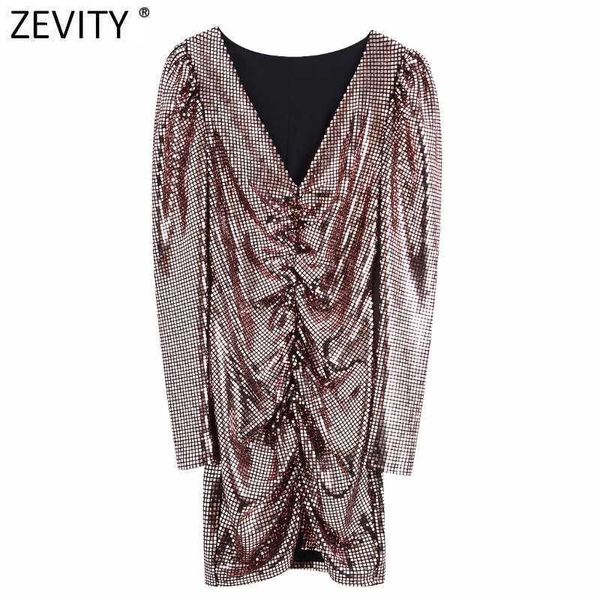 zevity spring women v neck puff sleeve sequined pleated slim mini dress female chic club party vestidos casual cloth ds4880 210603, Black;gray
zevity spring women v neck puff sleeve sequined pleated slim mini dress female chic club party vestidos casual cloth ds4880 210603, Black;gray
