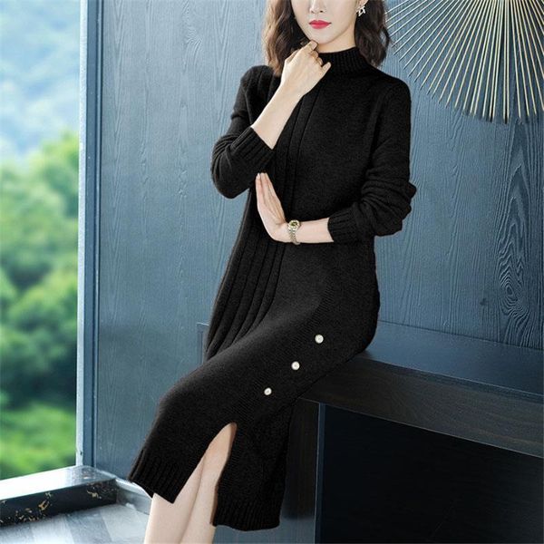 casual dresses sweater dress women knitted slim pullover clothing fashion ladies long sleeve femme warm, Black;gray
casual dresses sweater dress women knitted slim pullover clothing fashion ladies long sleeve femme warm, Black;gray