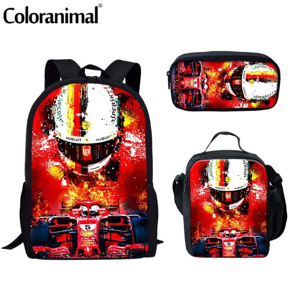 backpack coloranimal cool fashion racing car pattern kids school bag 3pcs set with lunch bag/pencil big boys lapbolsa
backpack coloranimal cool fashion racing car pattern kids school bag 3pcs set with lunch bag/pencil big boys lapbolsa