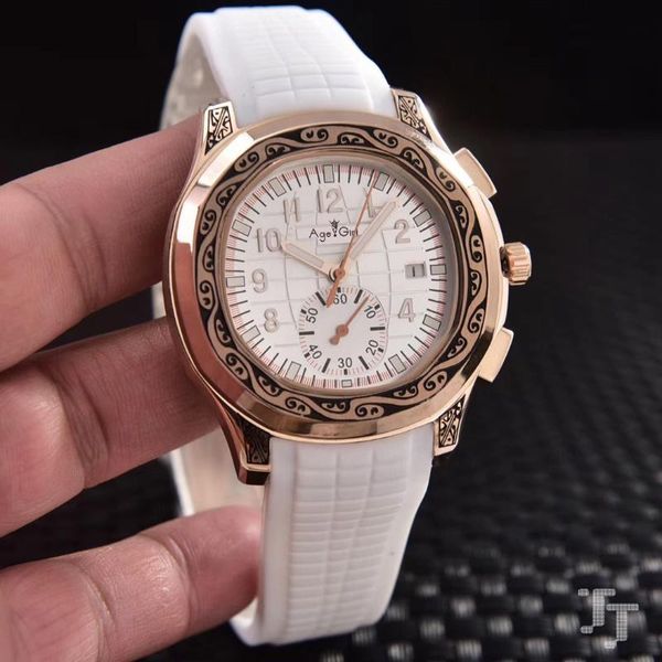 wristwatches classic men automatic mechanical rose gold carved ancient black blue rubber sapphire glass back limited sport watch, Slivery;brown
wristwatches classic men automatic mechanical rose gold carved ancient black blue rubber sapphire glass back limited sport watch, Slivery;brown