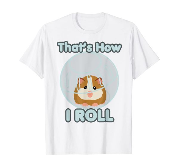 cute funny how i roll hamster ball cartoon t-shirt, White;black
cute funny how i roll hamster ball cartoon t-shirt, White;black