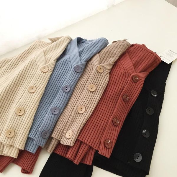 autumn spring short cardigans single womens sweaters breasted v neck casual solid knitted jackets jumpers, White;black
autumn spring short cardigans single womens sweaters breasted v neck casual solid knitted jackets jumpers, White;black
