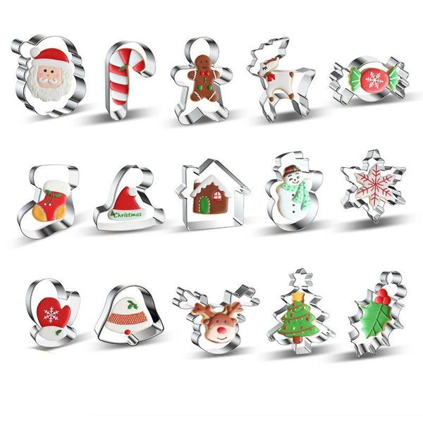 baking moulds 16pcs set christmas cookie cutter gingerbread xmas tree mold decoration tool year gift diy biscuit model
baking moulds 16pcs set christmas cookie cutter gingerbread xmas tree mold decoration tool year gift diy biscuit model