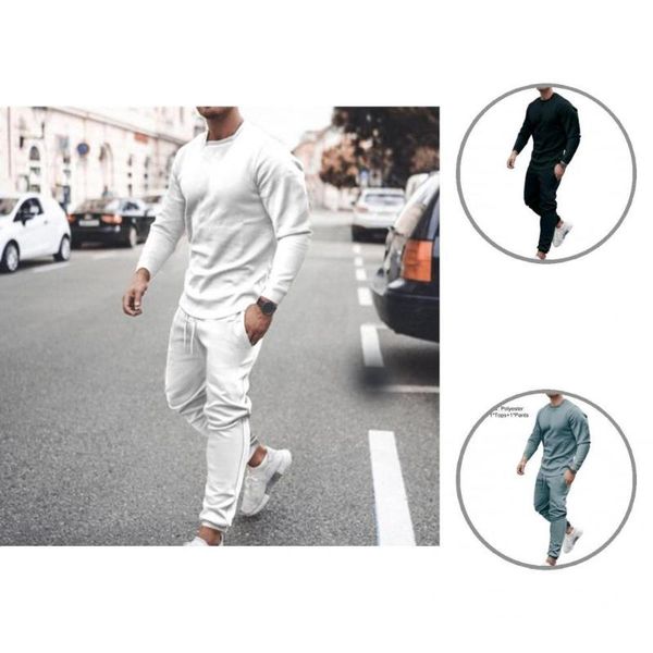 jogging clothing 2 pcs/set men tracksuit long pants sports round neck slim tight ankle autumn for school, Black;red
jogging clothing 2 pcs/set men tracksuit long pants sports round neck slim tight ankle autumn for school, Black;red