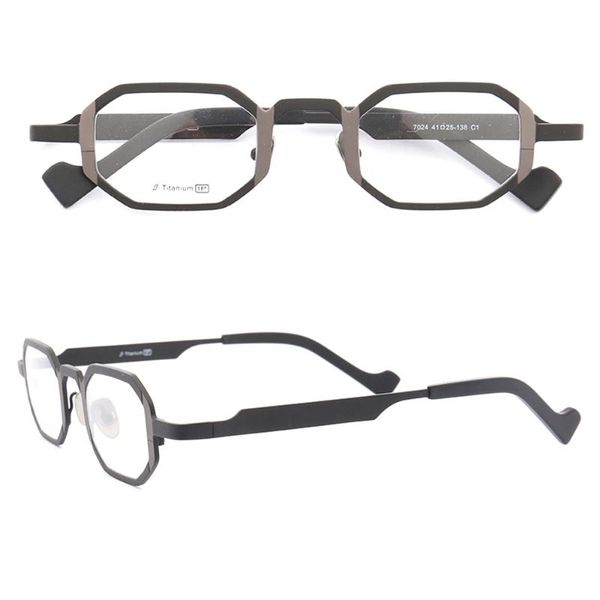 fashion sunglasses frames women square glasses frame men optical eyeglass pure titanium metal octagon rectangular retro prescription spectac, Black
fashion sunglasses frames women square glasses frame men optical eyeglass pure titanium metal octagon rectangular retro prescription spectac, Black