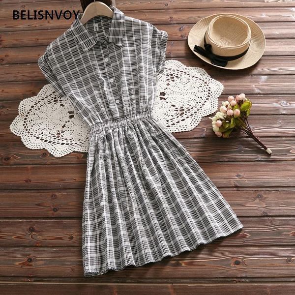 casual dresses 2021 summer mori girl women shirt dress turn-down collar white plaid elastic waist elegant loose short sleeve, Black;gray
casual dresses 2021 summer mori girl women shirt dress turn-down collar white plaid elastic waist elegant loose short sleeve, Black;gray