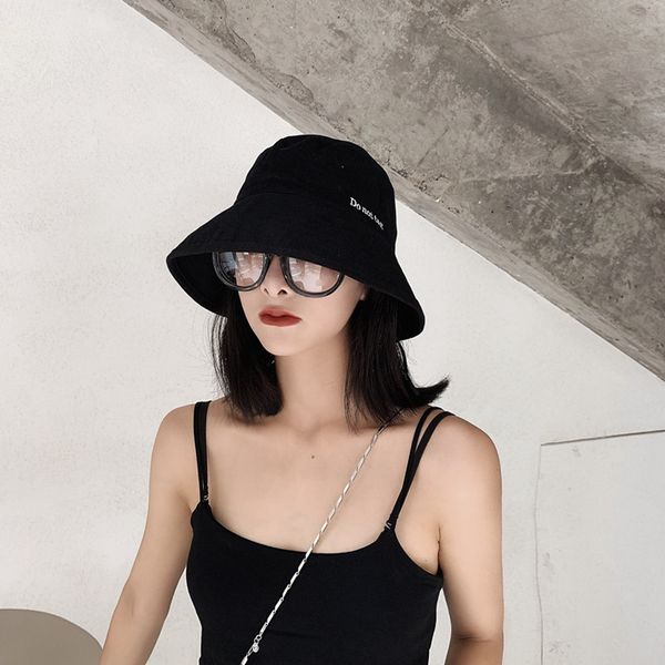 south korea ins big brim hat letter embroidery simple fisherman's men and women versatile sunscreen basin sun hat, Blue;gray
south korea ins big brim hat letter embroidery simple fisherman's men and women versatile sunscreen basin sun hat, Blue;gray