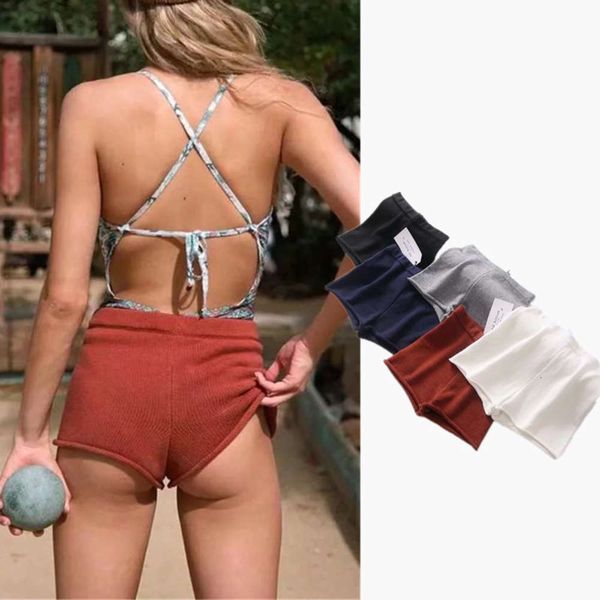 five color curled knitted casual pants women's sports breathable wide leg shorts summer, Black;white
five color curled knitted casual pants women's sports breathable wide leg shorts summer, Black;white