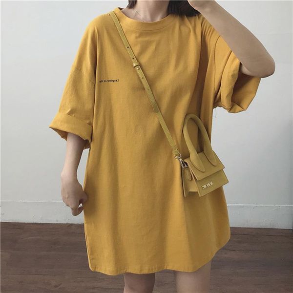 summer letter casual short sleeve womens loose bottoming o neck streetwear harajuku ladies mid length, White
summer letter casual short sleeve womens loose bottoming o neck streetwear harajuku ladies mid length, White