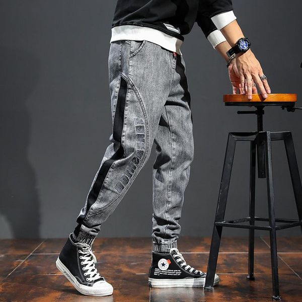 men's jeans fashion pants elastic band overweight large size cowboy trousers male fashionable patchwork streetwear plus man, Blue
men's jeans fashion pants elastic band overweight large size cowboy trousers male fashionable patchwork streetwear plus man, Blue