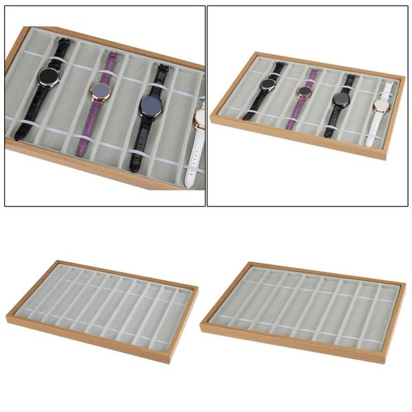 watch boxes & cases multi-grids uhren display box compact für ohrringe straps markt, Black;blue
watch boxes & cases multi-grids uhren display box compact für ohrringe straps markt, Black;blue