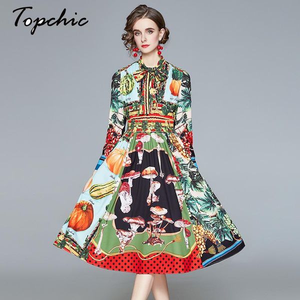 european runway designers dress 2021 women vintage elegant bow long sleeve printed pleated midi casual dresses, Black;gray
european runway designers dress 2021 women vintage elegant bow long sleeve printed pleated midi casual dresses, Black;gray