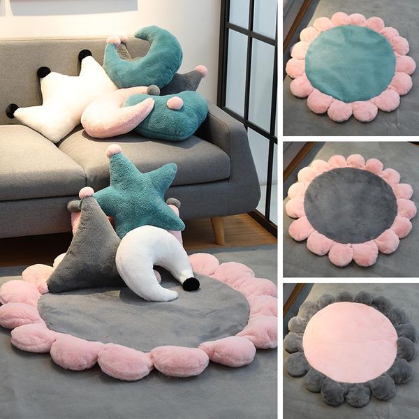 round plush sun flower cushion cute petal carpet pure cotton foot rug living room bedroom floor mat for home decor bath mats
round plush sun flower cushion cute petal carpet pure cotton foot rug living room bedroom floor mat for home decor bath mats