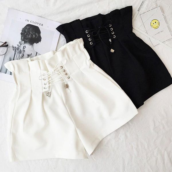 japanese harajuku retro summer shorts women 2021 fashion lace up high waist wide leg girls women's, White;black
japanese harajuku retro summer shorts women 2021 fashion lace up high waist wide leg girls women's, White;black