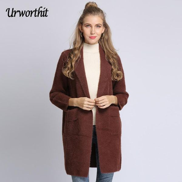 women's jackets 2021 women winter fashion outerwear long coats female elegant open stitch sweater formal jacket lady solid brown cotton, Black;brown
women's jackets 2021 women winter fashion outerwear long coats female elegant open stitch sweater formal jacket lady solid brown cotton, Black;brown