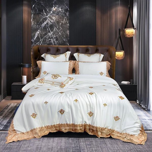 bedding sets luxury premium egyptian cotton embroidery white super king set french chic golden lace duvet cover bed sheet pillowcases
bedding sets luxury premium egyptian cotton embroidery white super king set french chic golden lace duvet cover bed sheet pillowcases