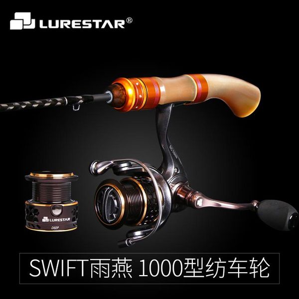 swift-sc1009 spinning fishing reel 171g 4kg drag power 8+1bb 5.2:1 ratio lure wt 0.6-30g wheel distant baitcasting reels
swift-sc1009 spinning fishing reel 171g 4kg drag power 8+1bb 5.2:1 ratio lure wt 0.6-30g wheel distant baitcasting reels