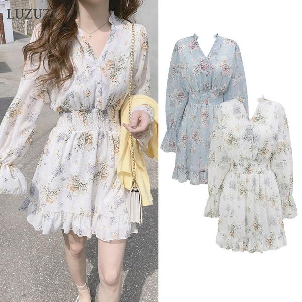 casual dresses luzuzi korean fashion summer dress women 2021 vintage v-neck long-sleeved chiffon floral mini, Black;gray
casual dresses luzuzi korean fashion summer dress women 2021 vintage v-neck long-sleeved chiffon floral mini, Black;gray