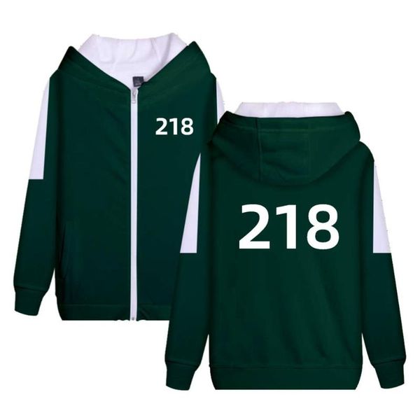 men's jackets squid game hoodie korean tv show cosplay costume 456 218 men hoodies jacket women cotton fleece streetwear pullover sweat, Black;brown
men's jackets squid game hoodie korean tv show cosplay costume 456 218 men hoodies jacket women cotton fleece streetwear pullover sweat, Black;brown