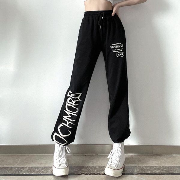 women's pants & capris harajuku high waist sweatpants women loose casual trousers female print joggers punk gothic streetwear pencil, Black;white
women's pants & capris harajuku high waist sweatpants women loose casual trousers female print joggers punk gothic streetwear pencil, Black;white