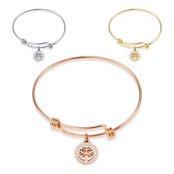 stainless steel jewelry tree of life for women silver/ gold/ rose gold cable wire bracelets bangles bangle, Black
stainless steel jewelry tree of life for women silver/ gold/ rose gold cable wire bracelets bangles bangle, Black